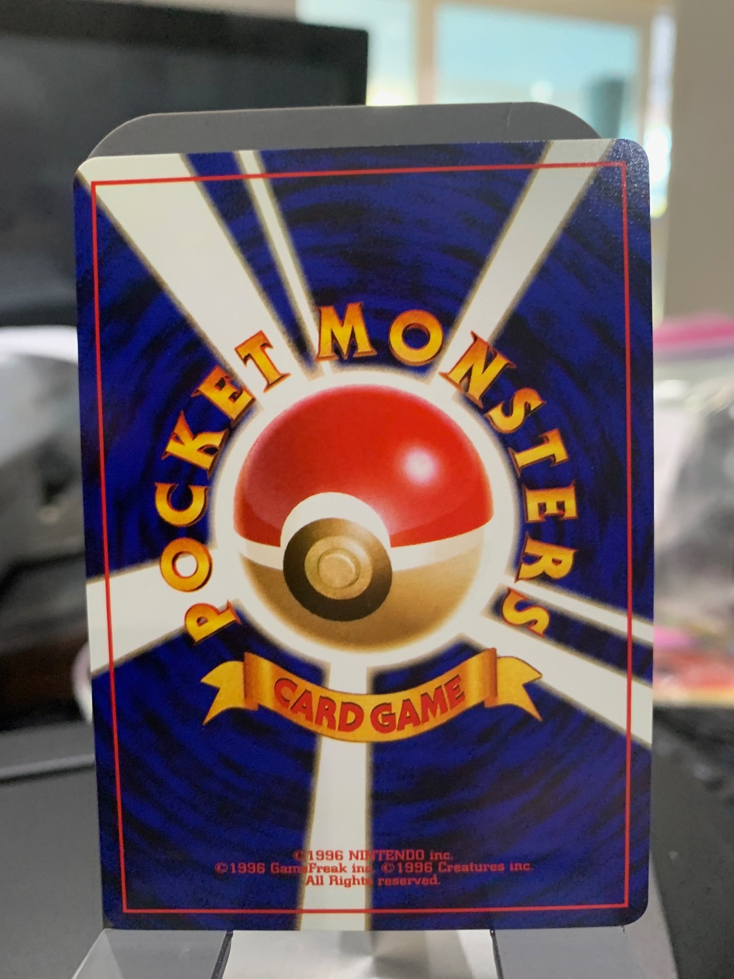 Card back