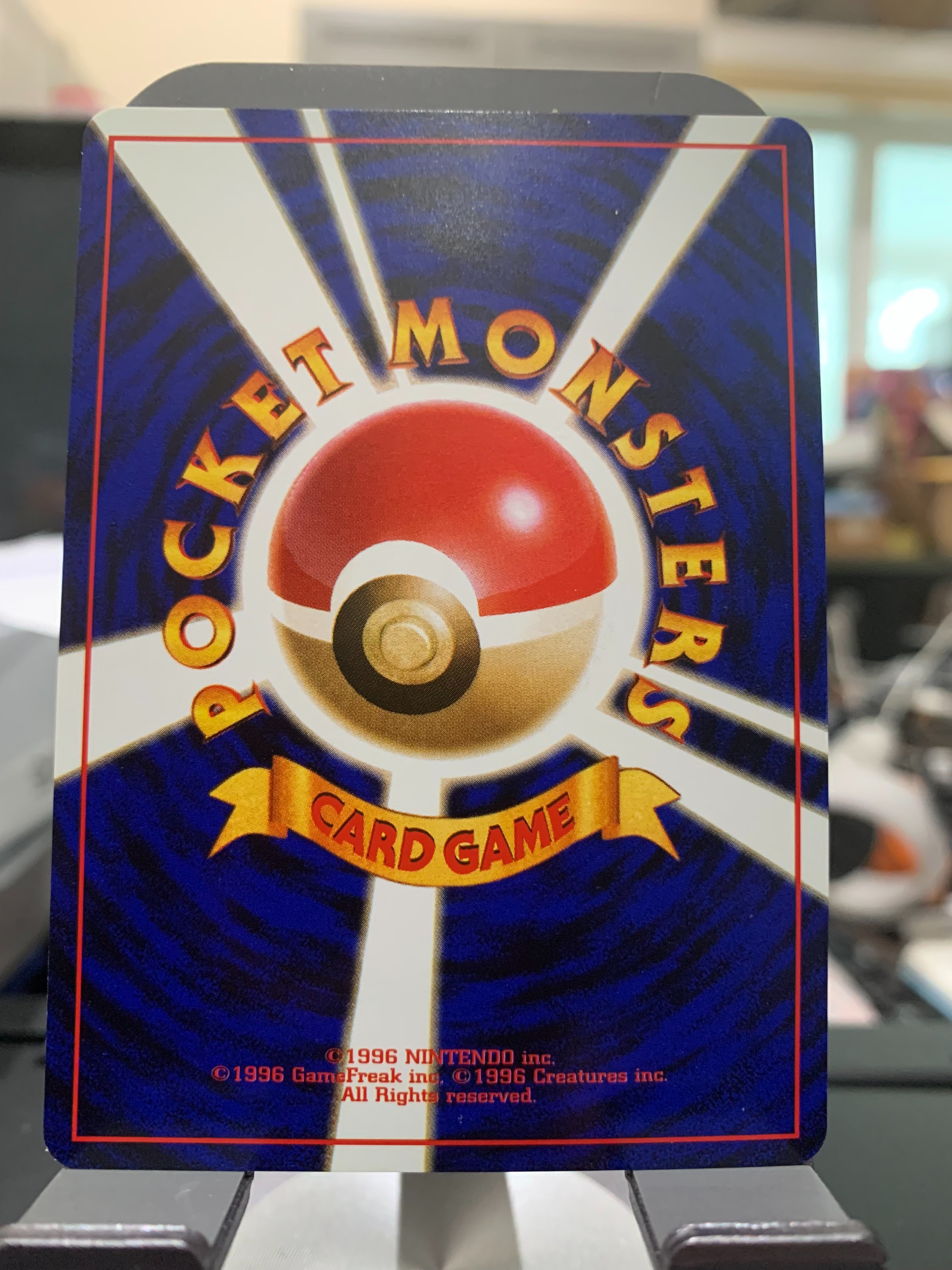 Card back