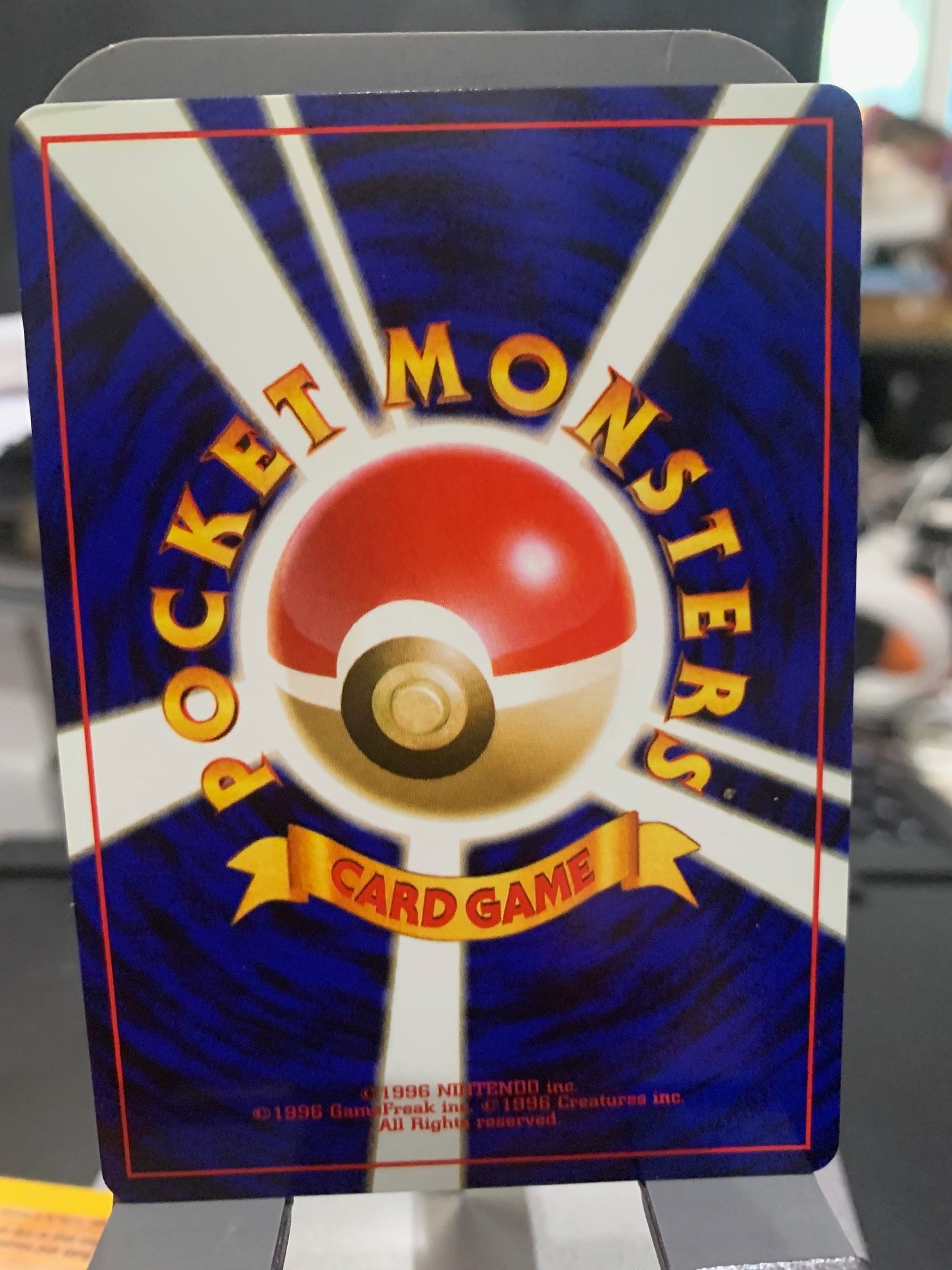 Card back