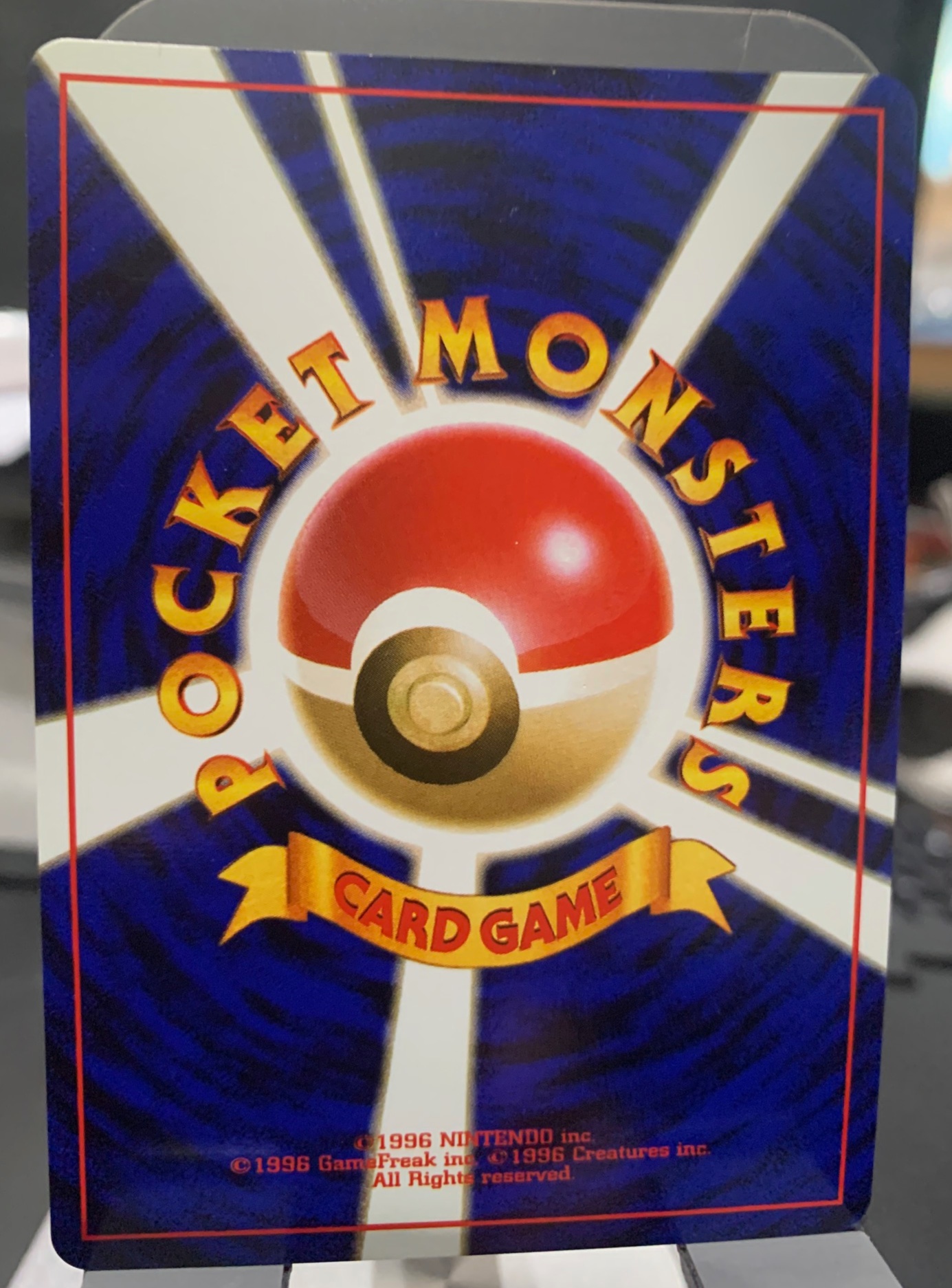 Card back