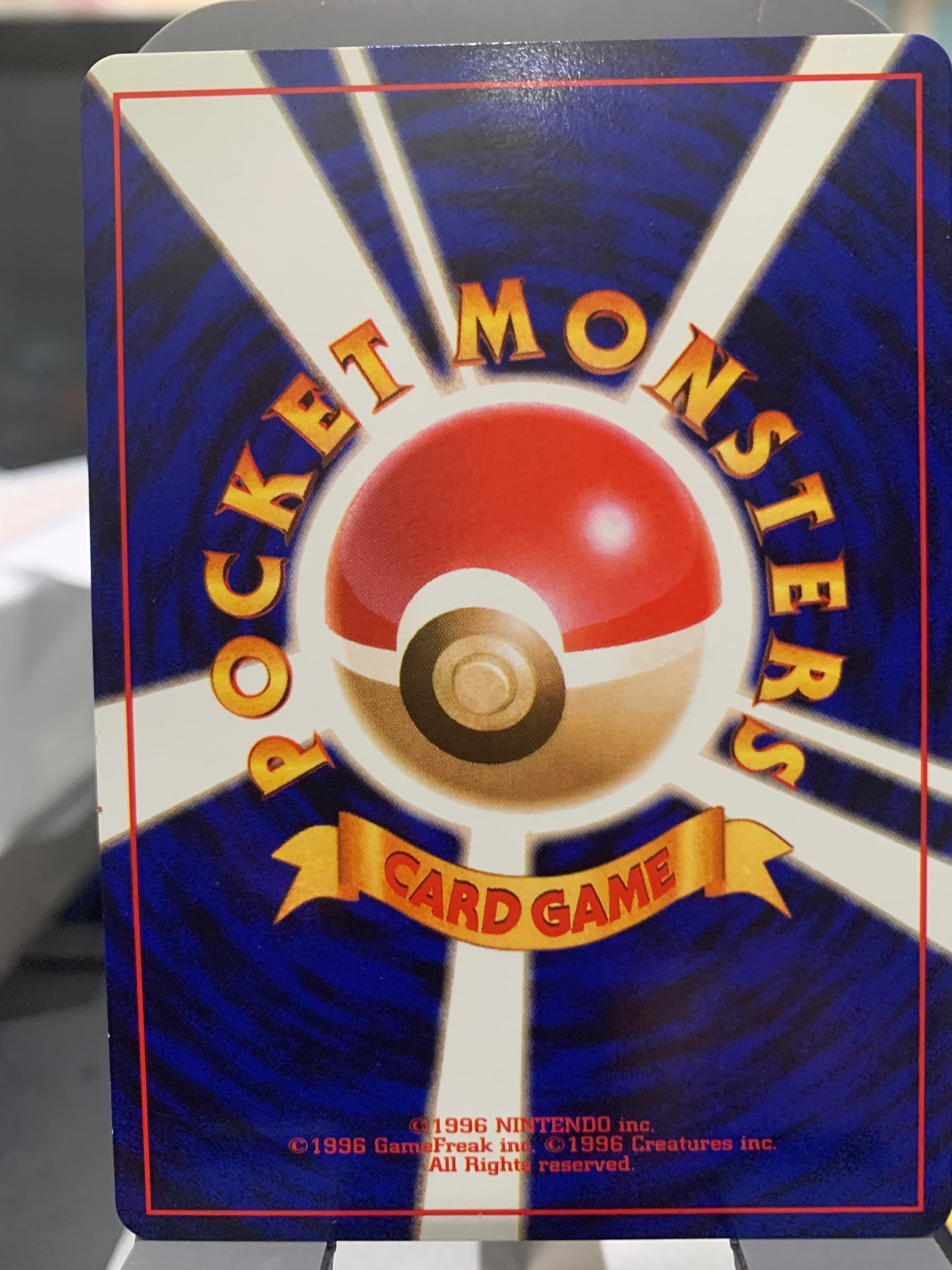 Card back