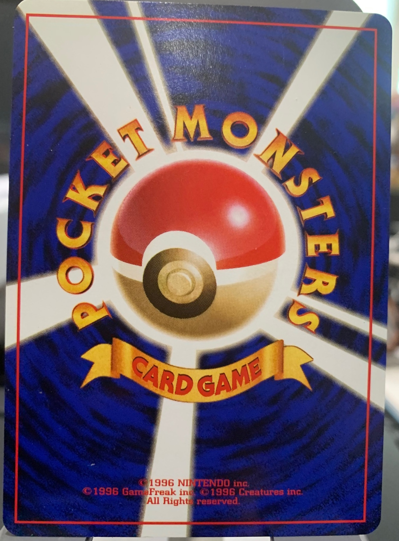 Card back