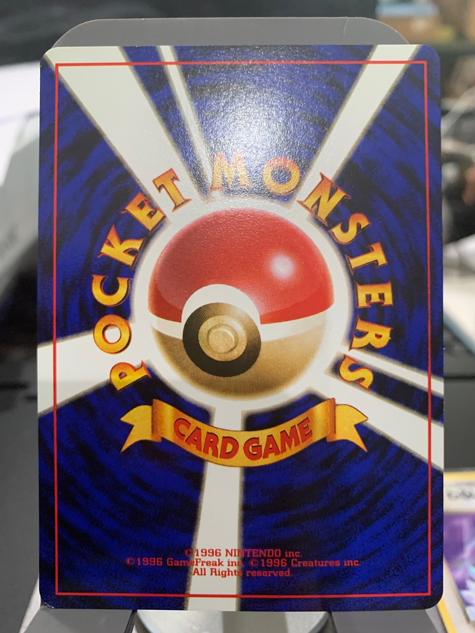 Card back