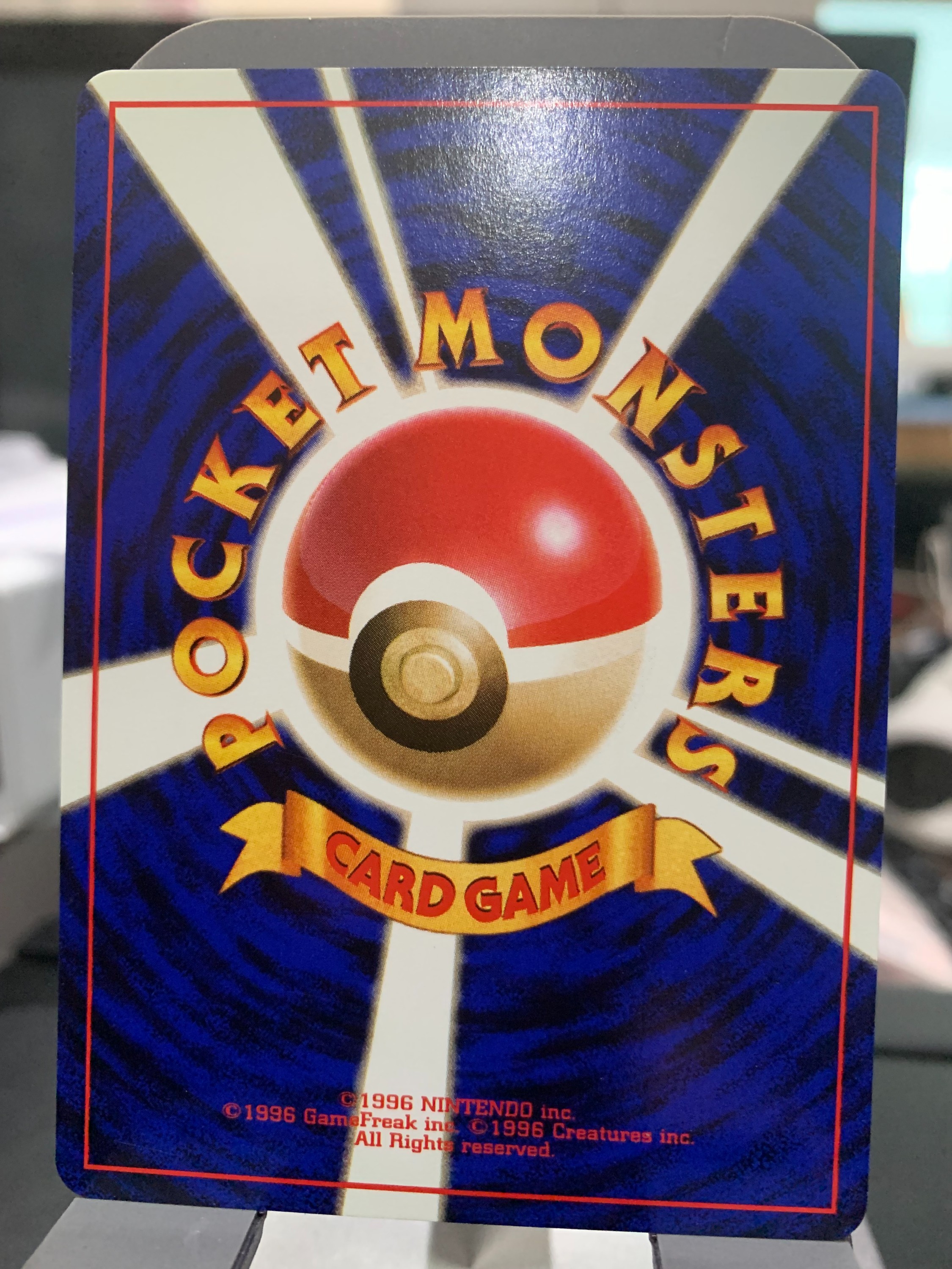Card back