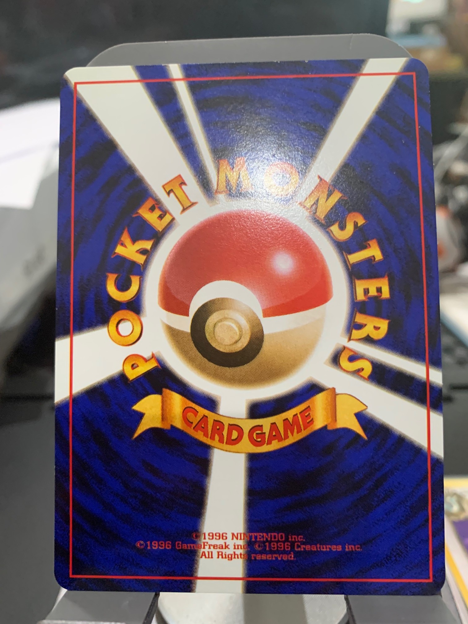 Card back